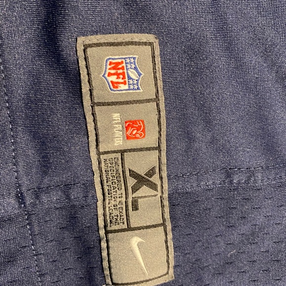 Nike On field NFL Player #3 Wilson Seattle Seahawks Kid Boy's Navy Game Jersey - Picture 8 of 11